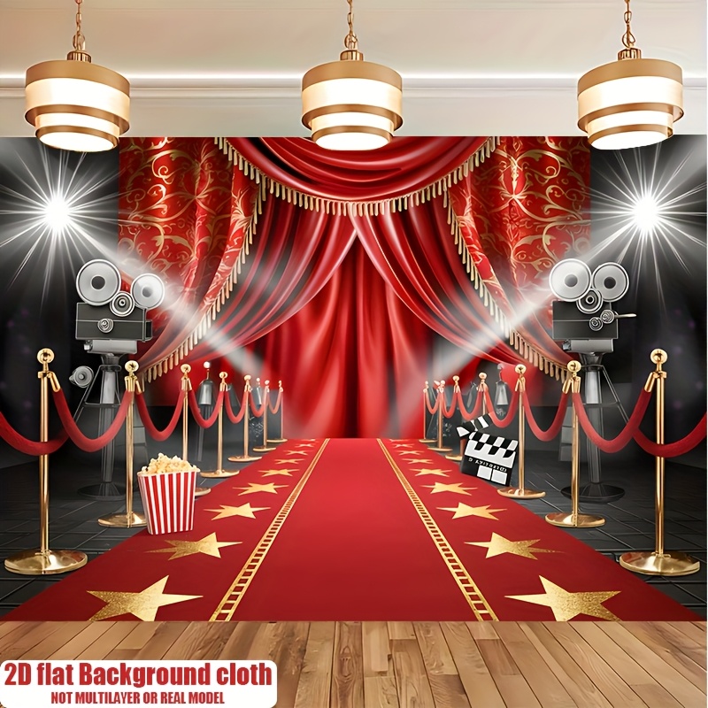 Home Cinema Events - سجادة حائط بتصميم حفلة عرض أفلام