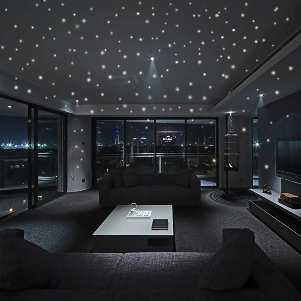 Home Cinema Room - 407 قطعة من ملصقات الحائط لتزيين