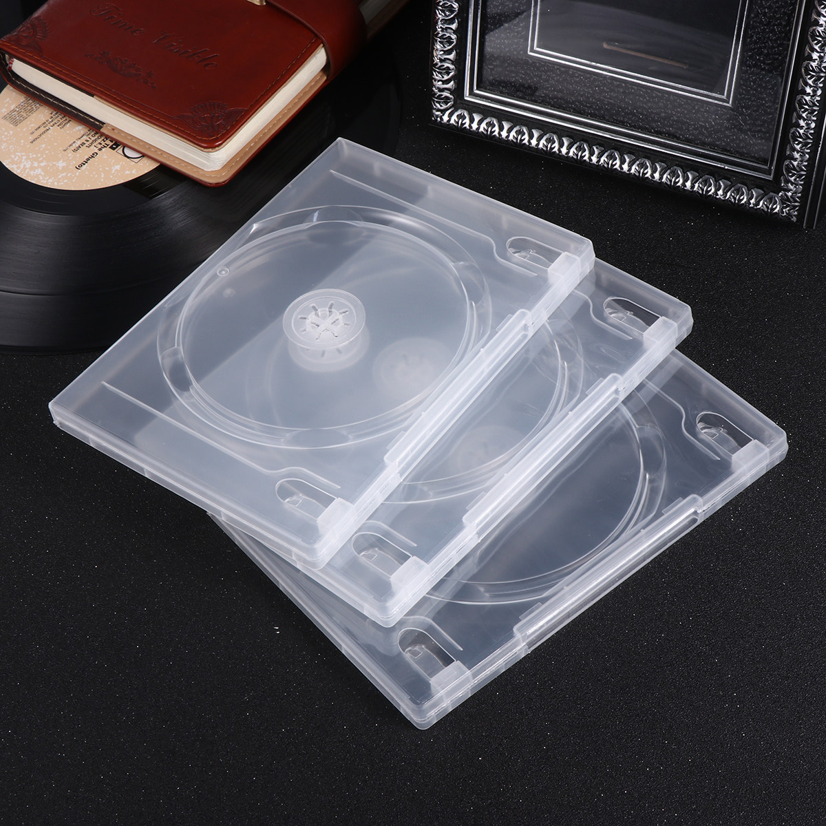 Home Cinema Dvd - 6 قطع من صناديق الأقراص المدمجة