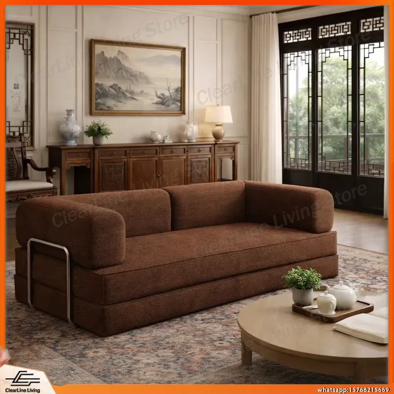 Home Cinema For Small Room - أريكة سرير قماشية بمقعدين بتصميم 2026،