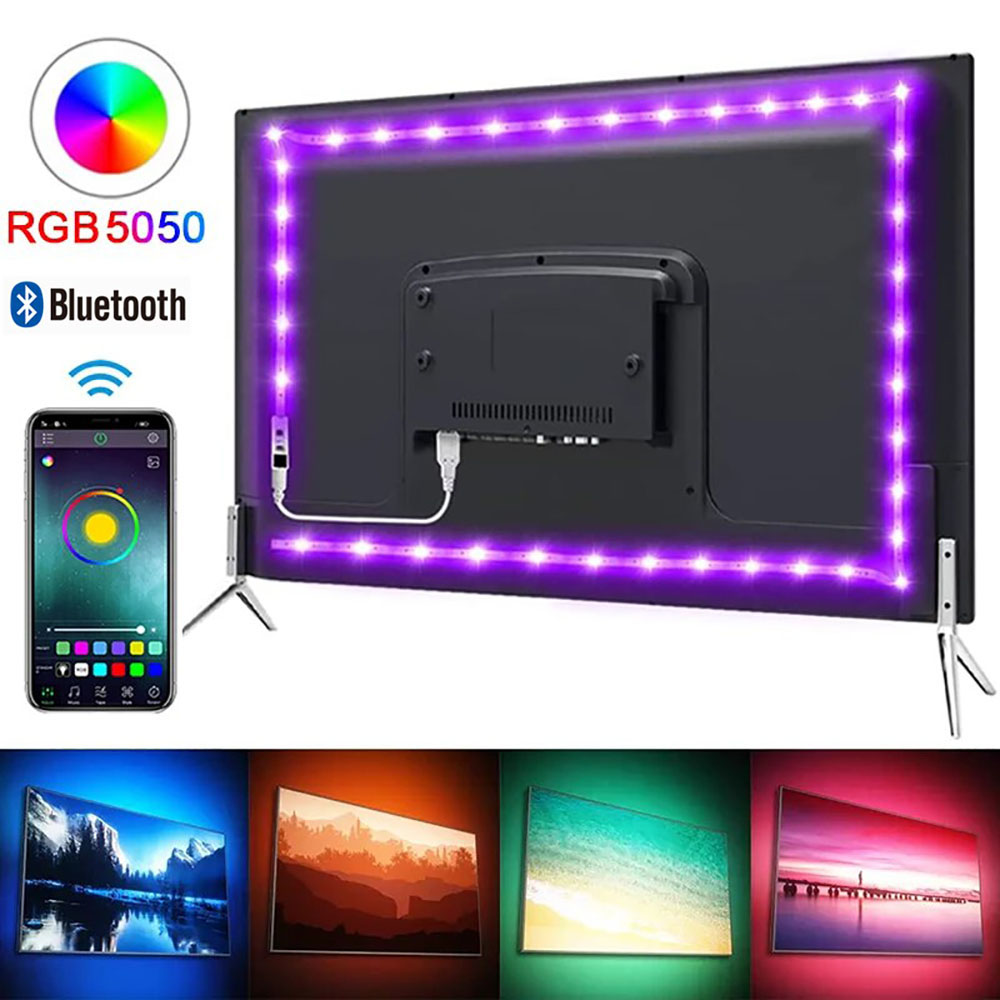 Ambient Light Strip Tv - شريط إضاءة LED RGB مع تحكم