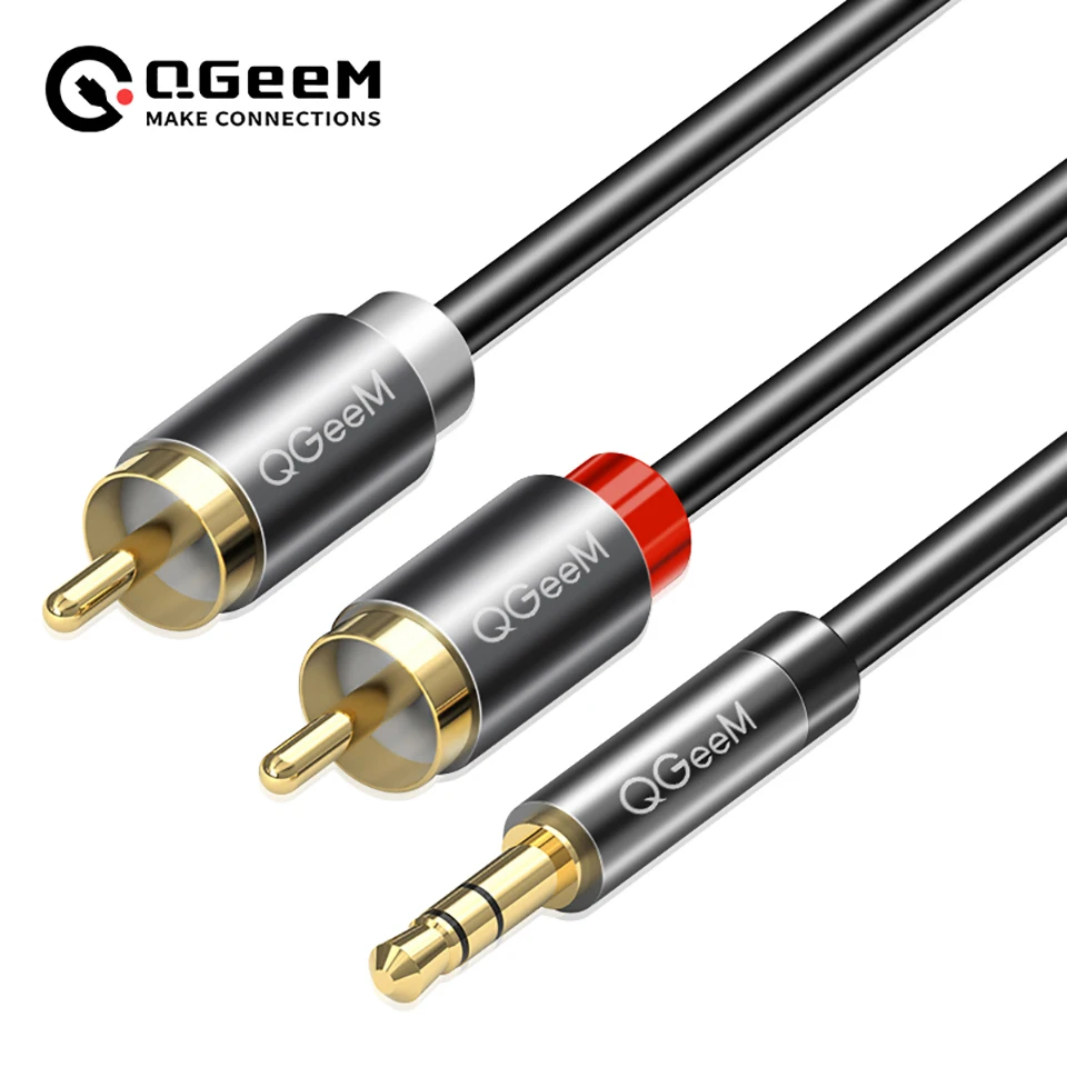 كابل QGeeM RCA، كابل صوتي من 2 - مراجعة Home Cinema Dvd وسعره
