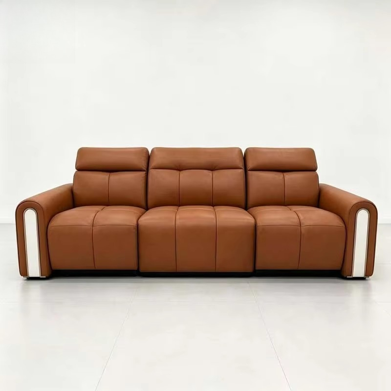 أريكة جلدية برتقالية قابلة للط - مراجعة Home.Cinema Orange وسعره