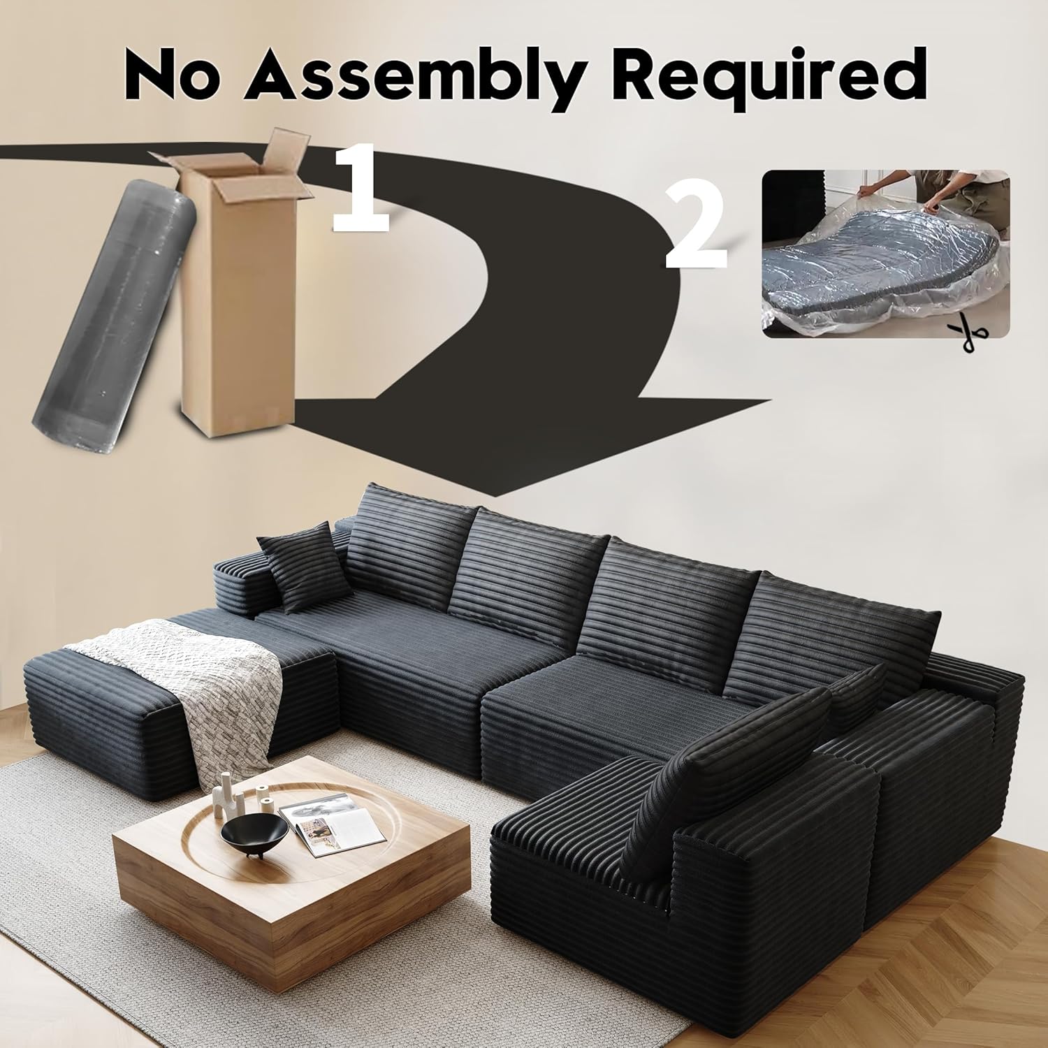 أريكة مقطعية على شكل سحابة، مع - مراجعة Recliner Sofa Cover وسعره