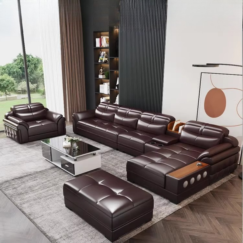 أرائك شقة صغيرة من الجلد الطبي - مراجعة Home Cinema For Small Room وسعره