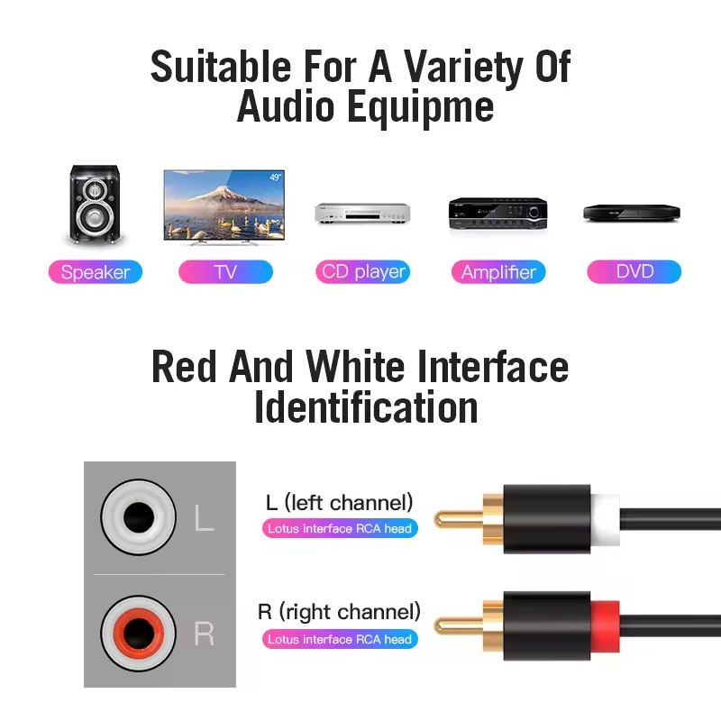 المزدوج كابل RCA HIFI ستيريو 2 - مراجعة Home Cinema Dvd وسعره