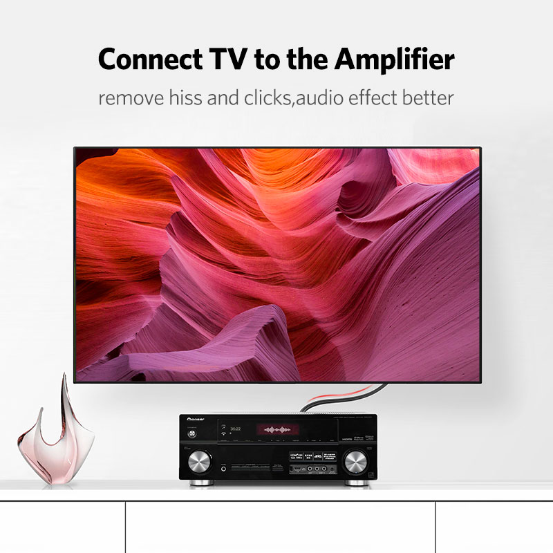 UGREEN 2RCA إلى 2 RCA الذكور إ - مراجعة Home Cinema Dvd وسعره