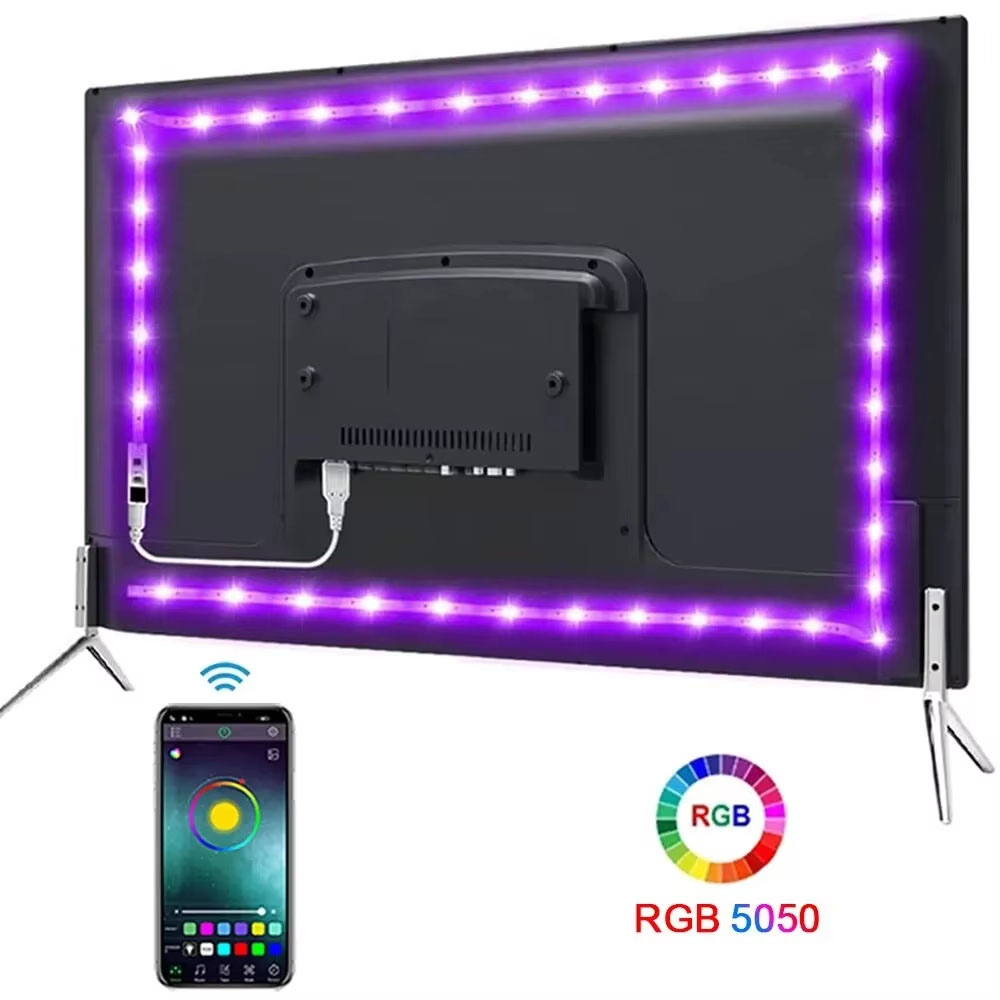 USB Led قطاع أضواء تيار مستمر  - مراجعة Ambient Light Strip Tv وسعره