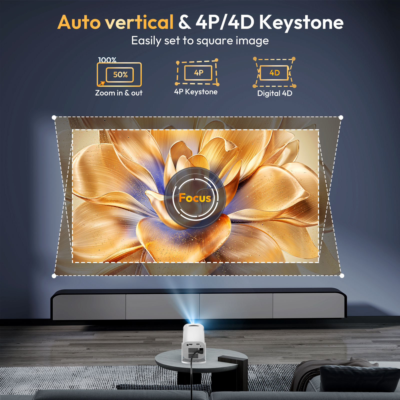 جهاز عرض XGODY Gimbal 3 Pro 4K - مراجعة Xiaomi Home Cinema وسعره