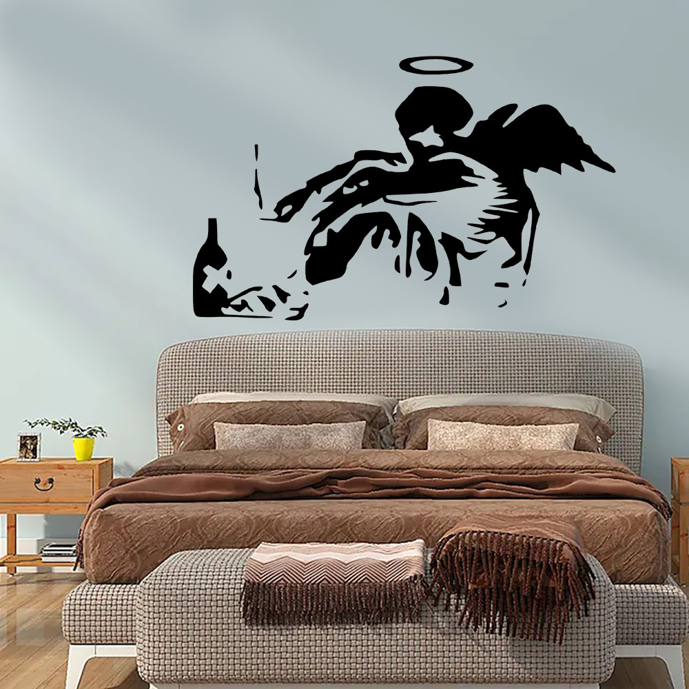 بانكسي الساقط الملاك الكتابة ع - مراجعة Home Cinema Room وسعره