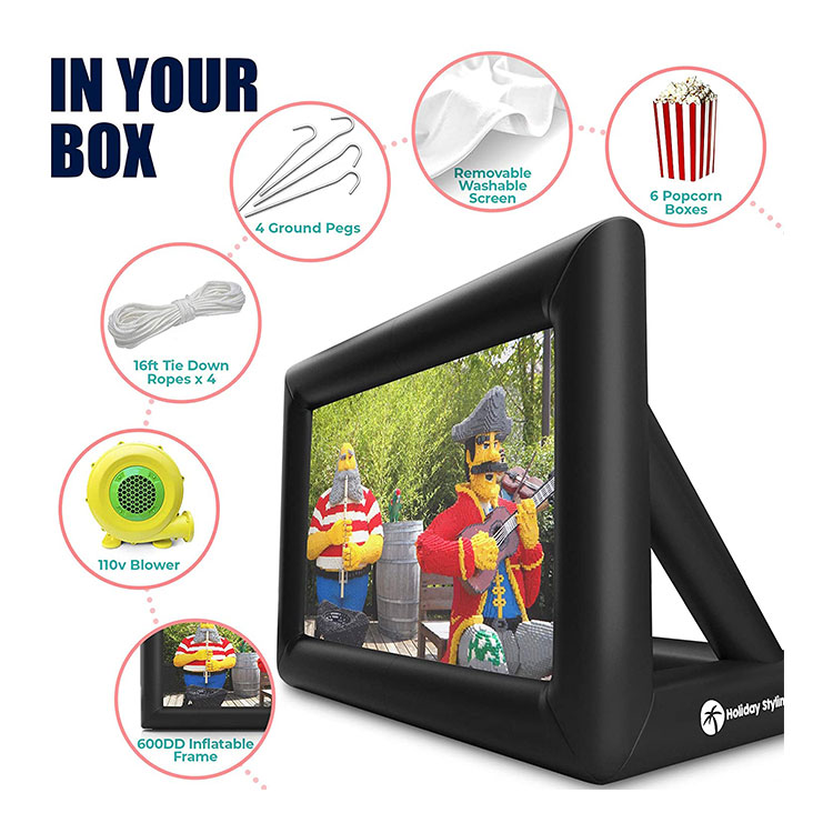 شاشة عرض سينمائية قابلة للنفخ  - مراجعة Home Cinema Events وسعره