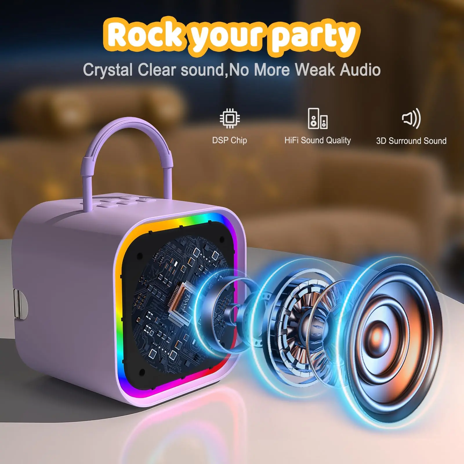 ميكروفون لاسلكي مزدوج للكاريوك - مراجعة Home Cinema For Small Room وسعره